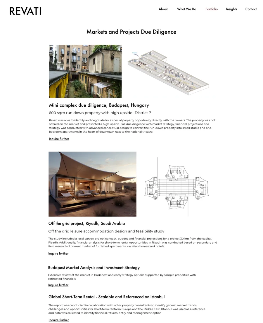 The due diligence portfolio: Budapest, Riyadh and Istanbul studies