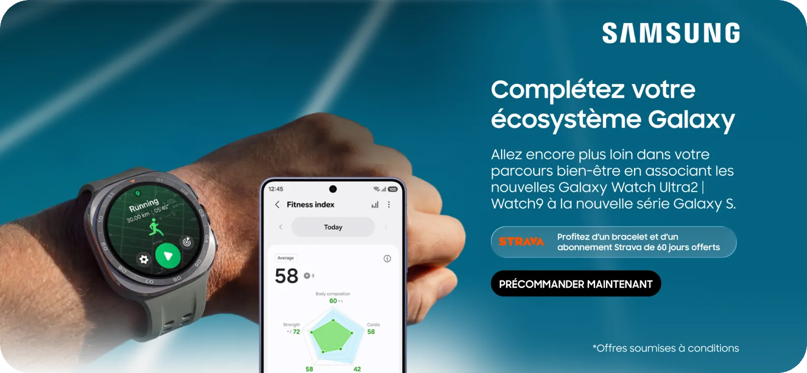 Galaxy ecosystem CRM banner, French market